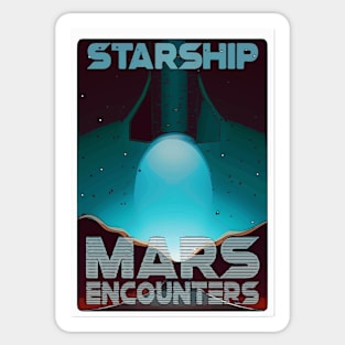 Mars Encounters Sticker